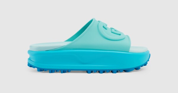 Gucci Women's slide sandal with Interlocking G | Gucci (US)