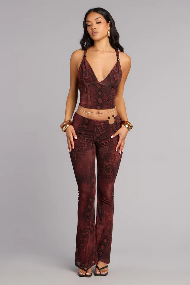 Sleek Moves Snake Print Tank Top | Windsor Stores