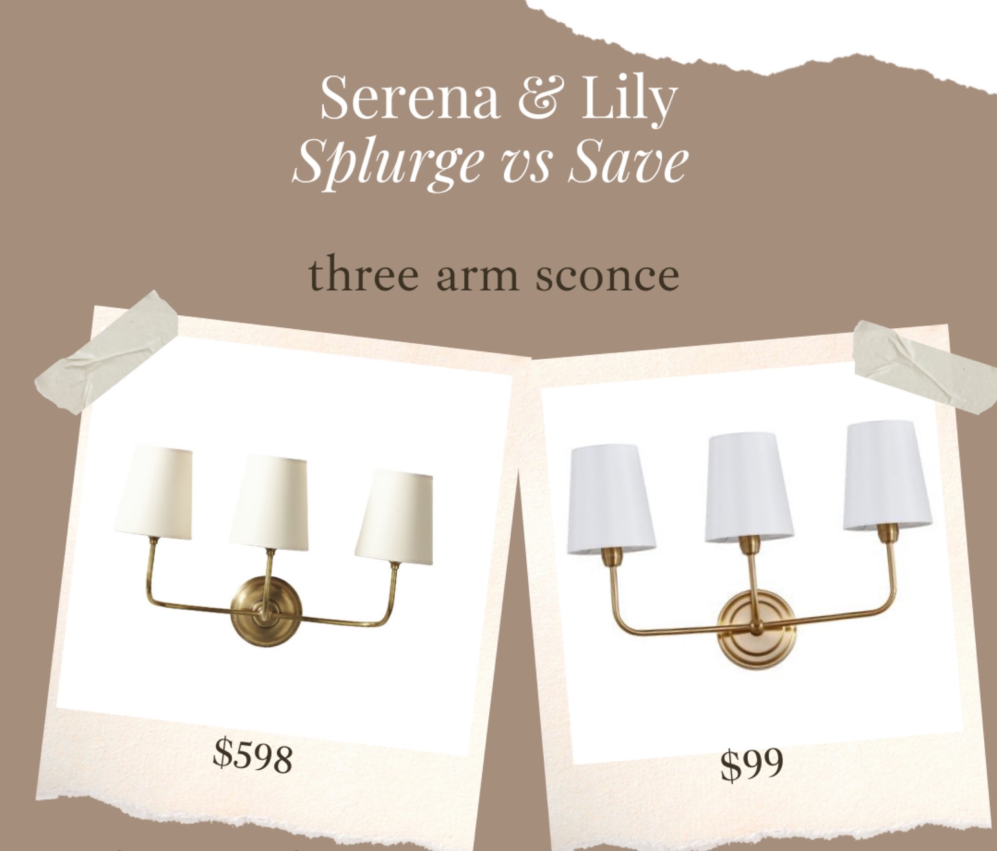 Three arm sconce! Looks so much like Serena & Lily. Love these for a hallway, entryway, or bathroom 

Looks for less, home decor, neutral decor, modern decor, arhaus, looks for less, chandelier, accent furniture, accent chair, neutral aesthetic, arhaus, restoration hardware 

#LTKstyletip #LTKsalealert #LTKhome