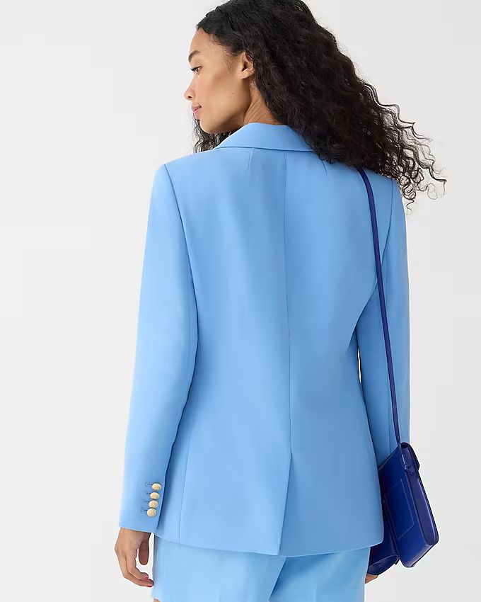 3.7(6 REVIEWS)Willa blazer in city crepe$248.0040% off full price with code SHOPNOWPale CeruleanC... | J.Crew US