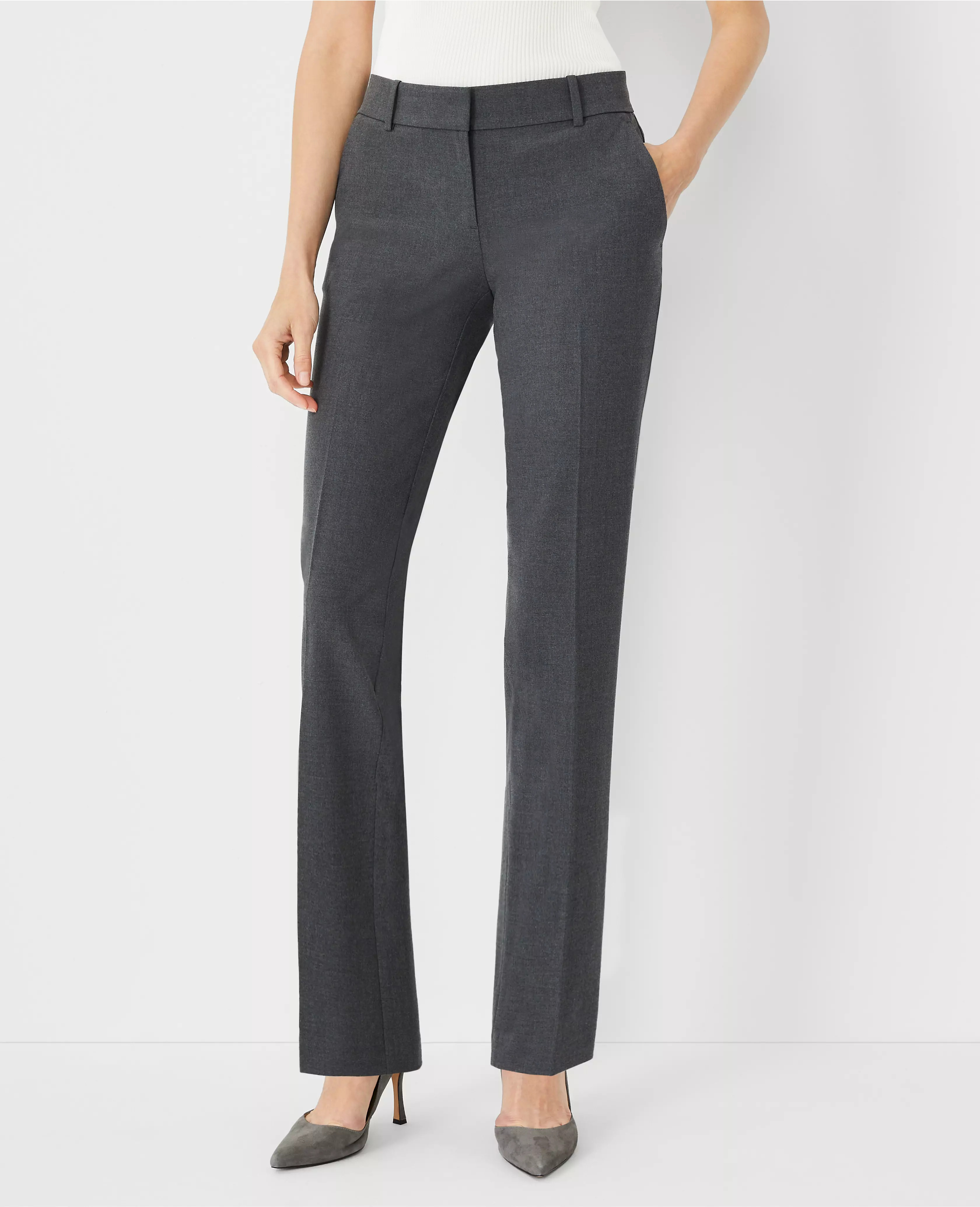The Straight Pant in Seasonless Stretch | Ann Taylor
