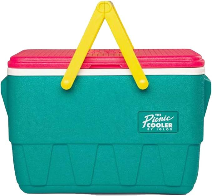 Igloo Retro Jade 25 Qt Lunch Picnic Basket Cooler | Amazon (US)