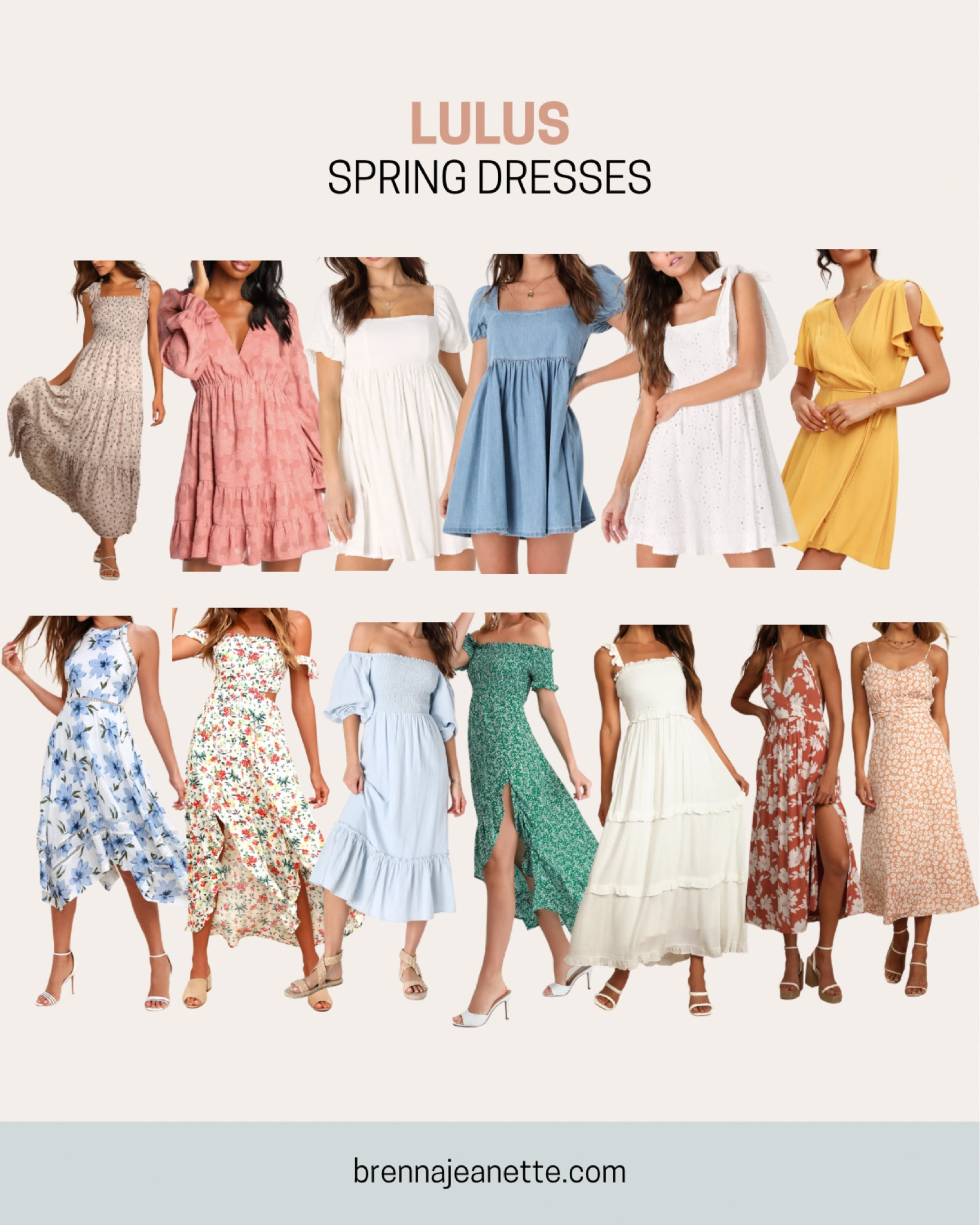LULUS
Spring Dresses

Dresses, floral dress, white dress, pink dress, long sleeve dress, midi dress, maxi dress, flowy dress, off the shoulder dress

#LTKunder100 #LTKSeasonal #LTKwedding