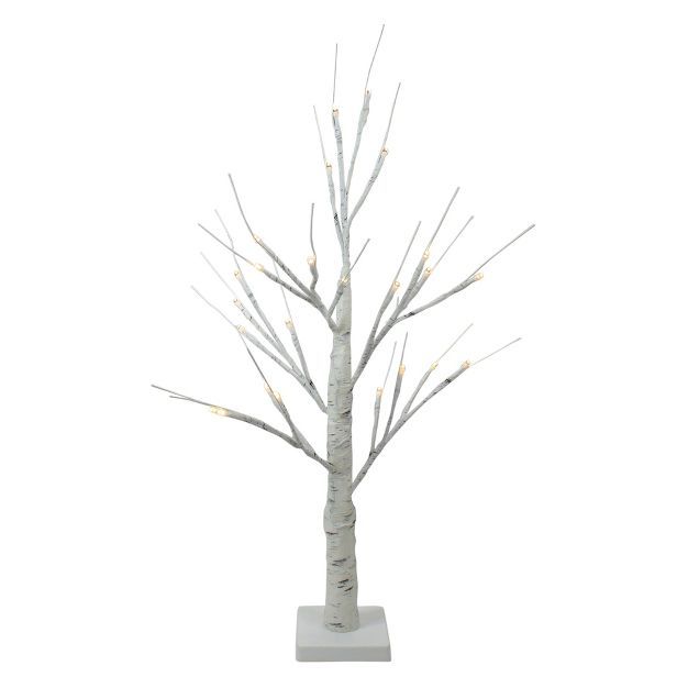 Northlight 24" Lighted Christmas Twig Tree Outdoor Decoration - Warm White LED Lights | Target