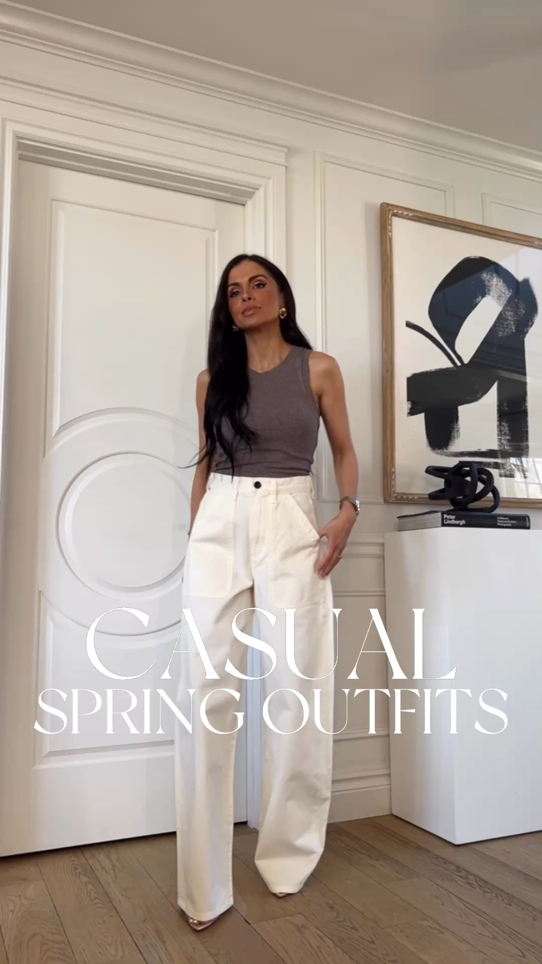 Casual spring outfits 
White barrel jeans wearing a 24
The softest tank! Wearing an XS
Agolde denim wearing a 24
Green knit vest wearing an XS
 @EvereveOfficial #EverevePartner #EvereveStyle 


#LTKFindsUnder100 #LTKStyleTip #LTKSeasonal