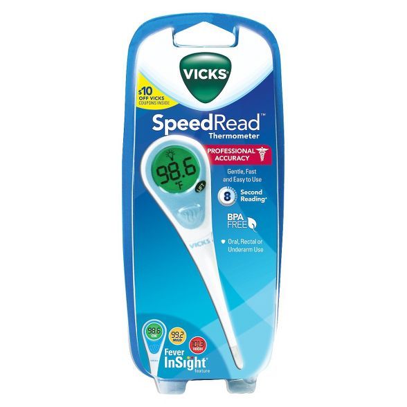 Vicks SpeedRead Digital Thermometer - White | Target