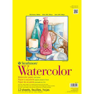 Strathmore® 300 Series Watercolor Paper Pad in White | 11" x 15" | Michaels® | Michaels Stores