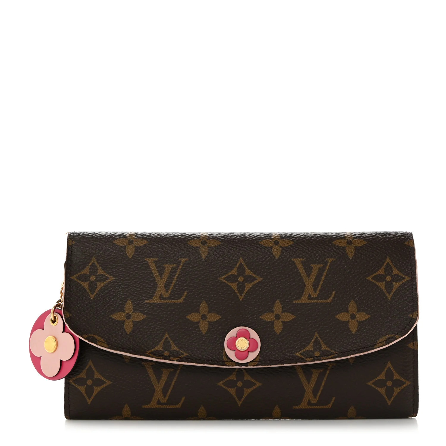 Monogram Bloom Flower Emilie Wallet | FASHIONPHILE (US)