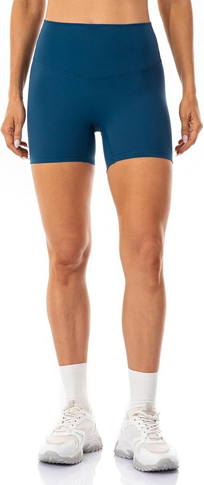 Lavento Women's All Day Soft Biker Shorts 3"/ 5"/ 7" - High Waisted Workout Gym Running Yoga Shor... | Amazon (US)