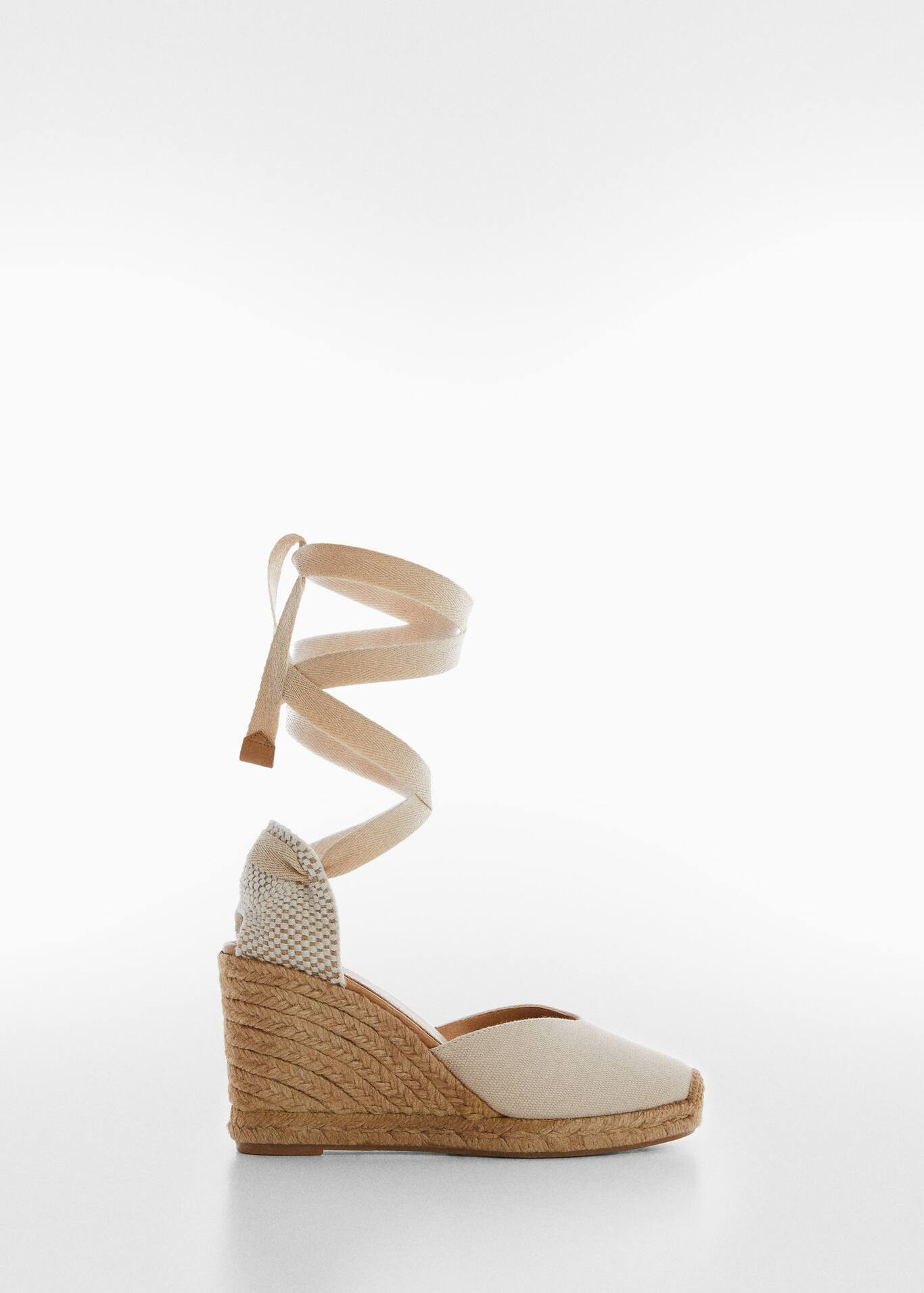 Wedge shoe straps | MANGO (US)