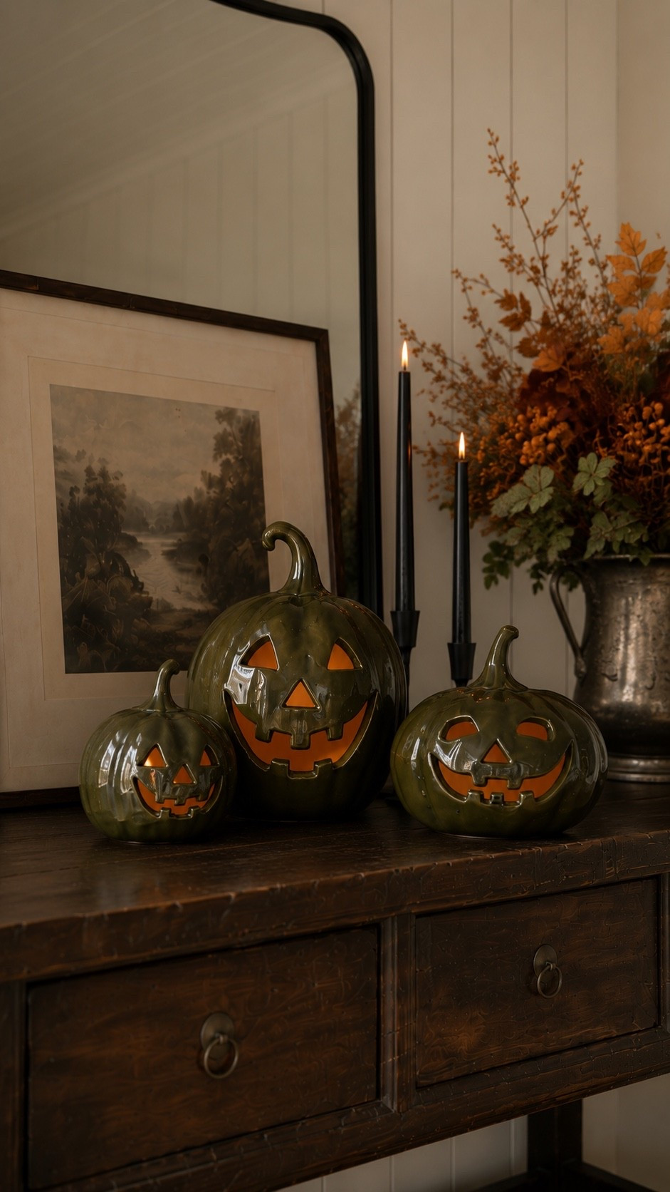 Pottery barn came out with a new color in their terra-cotta pumpkins and this dark green is absolutely beautiful for fall and Halloween

#LTKSaleAlert #LTKHome