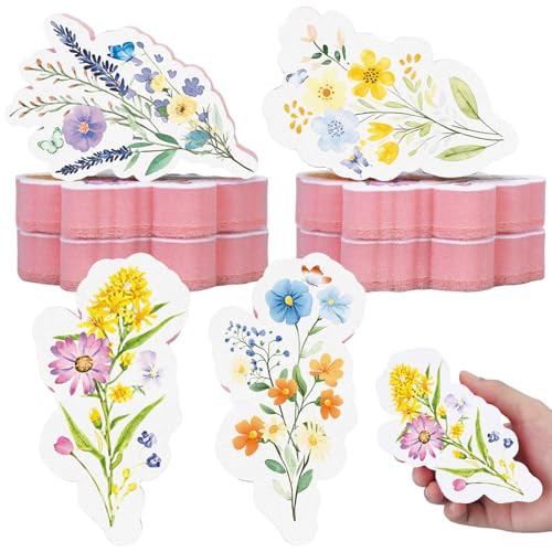 Tigeen 8 Pcs Wildflower Sponges Cute Dual Sided Scrubber Sponges Dishwasher Sponge Non Scratch Scouring Pad Kitchen Cleaning Scouring Accessories for Household Supplies | Amazon (US)
