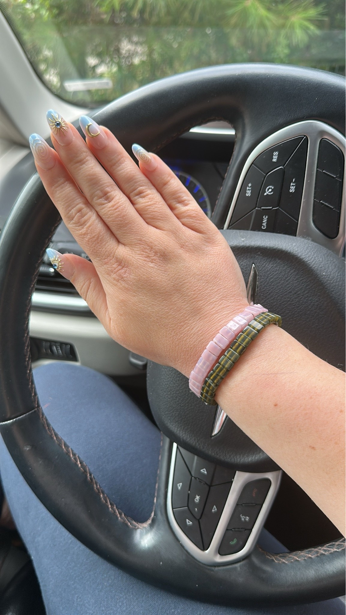 The prettiest little bracelets under $20 each and the easiest to apply nails at home. Going on 12 days wear now! 💅🏼 Use code SANDEELBOOTH10 to save on the Noonday pieces! 🫶

#LTKMidsize #LTKmomlife #LTKWorkwear