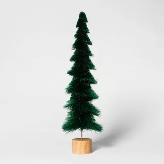 16.5" x 4.7" Bottle Brush Sisal Christmas Tree - Threshold™ | Target