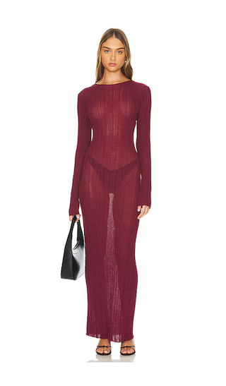 Prophecy Maxi Dress in Burgundy | Revolve Clothing (Global)
