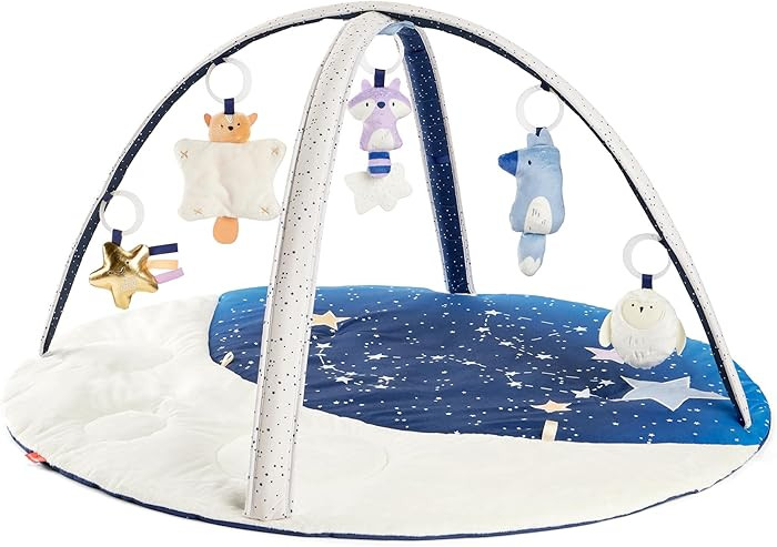Skip Hop Tummy Time Mat, 3-in-1 Activity Baby Play Gym, Age 0-2y, Celestial Dreams, Grey | Amazon (US)