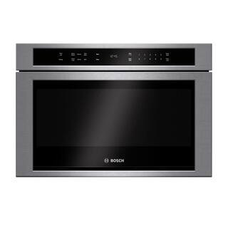 Bosch 800 Series 24 in. 1.2 cu. ft. Built-In Microwave Drawer in Stainless Steel w/ Sensor One To... | The Home Depot