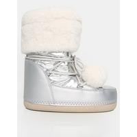 Public Desire Aster Snow Boots - Silver | Very (UK)