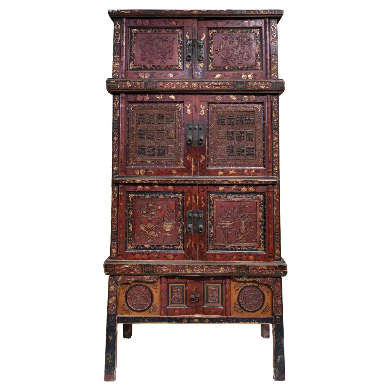 Late 19th Century 3-tier Cabinet from Fujian, China | 1stDibs