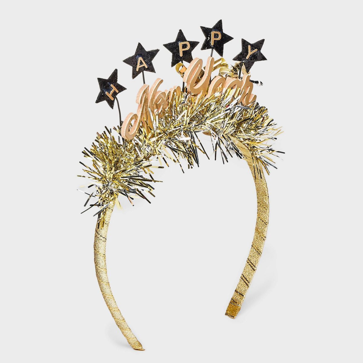 Girls' Happy New Year Headband - Cat & Jack™ Gold | Target