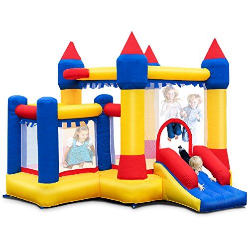 Costzon Inflatable Bounce House, Kids Castle Jumper w/Large Jumping Area, Surrounded Mesh Walls, ... | Amazon (US)