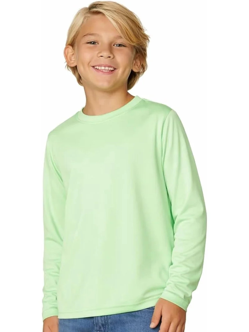 INGEAR Boys' Rash Guard Long Sleeve Swim Shirt UPF 50+, Quick Dry Kids Fishing Shirt, Dry Fit Sun... | Walmart (US)