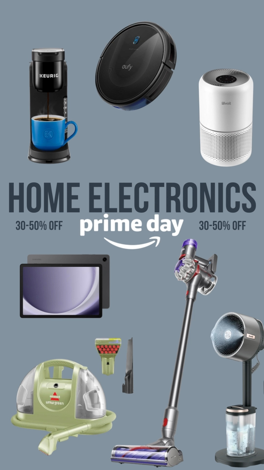 #Primeday home electronics - 30-50% off! 

#LTKHome #LTKFamily #LTKSaleAlert