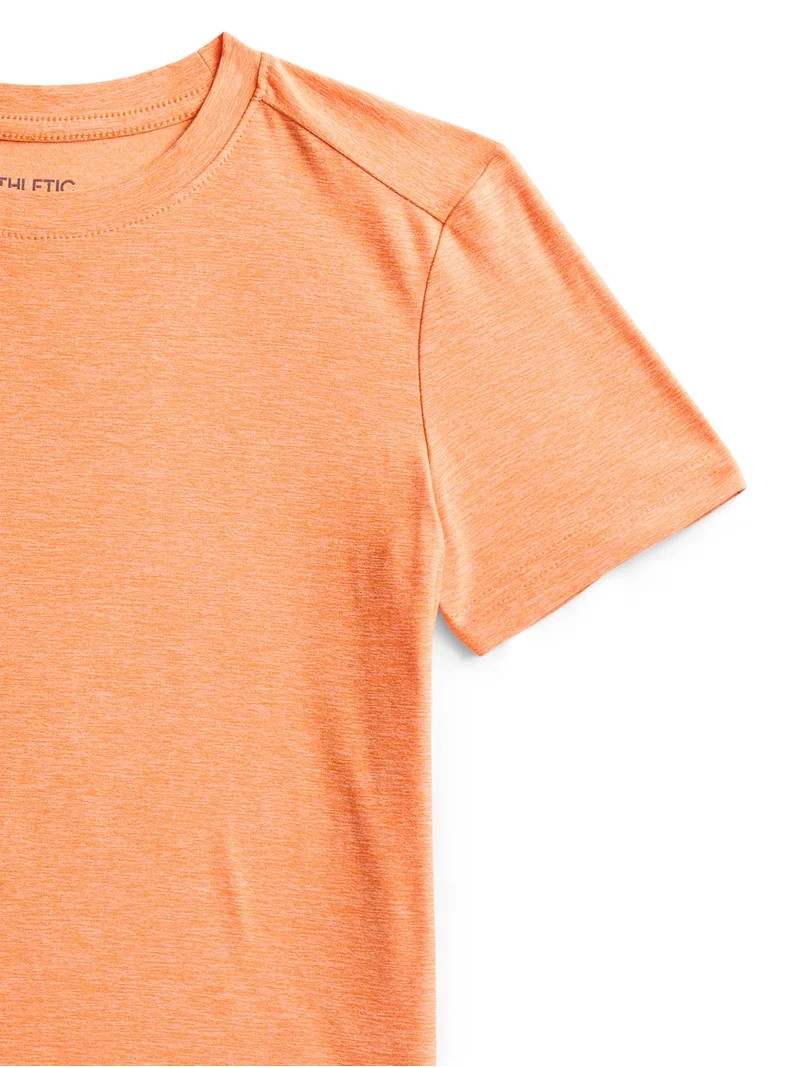 Athletic Works Boys Active ButterCore Knit Tee, Sizes 4-18 & Husky | Walmart (US)