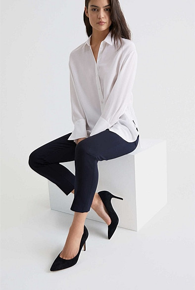 Ivy 85mm Suede Pump | Witchery