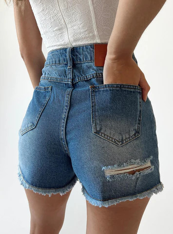 Este Shorts Denim | Princess Polly US