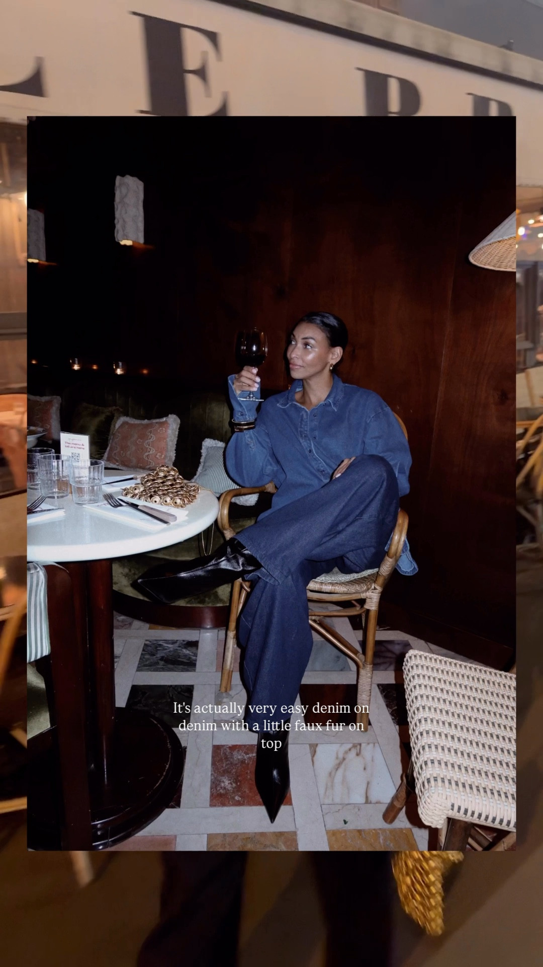 Denim on denim look for a casual Paris dinner ✨

#LTKOver40 #LTKootd