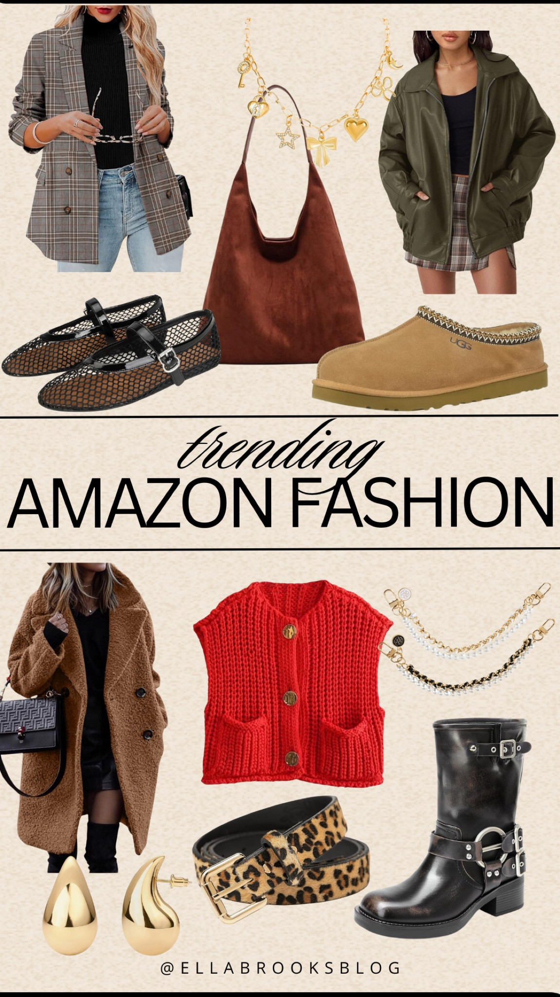 Trending Amazon fashion finds!

Sweater vest, Ugg slippers, suede bag, charm necklace, bag charm, mesh flats, leopard belt, moto boots, trending fashion, fall outfit

#LTKStyleTip #LTKItBag #LTKShoeCrush