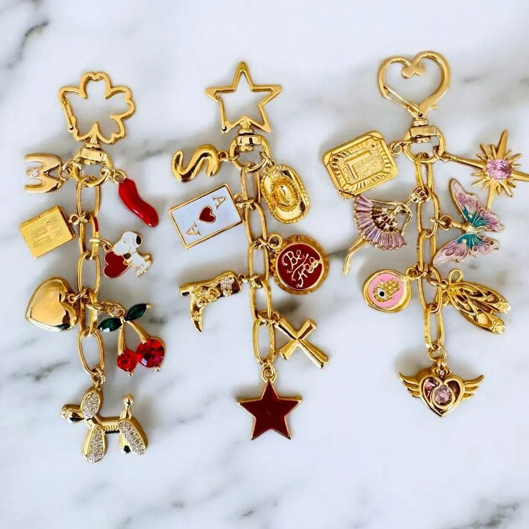 Personalized Charm Keychains, Custom Handbag Charms, Unique Car Keychains, Gift for Her, Customiz... | Etsy (US)