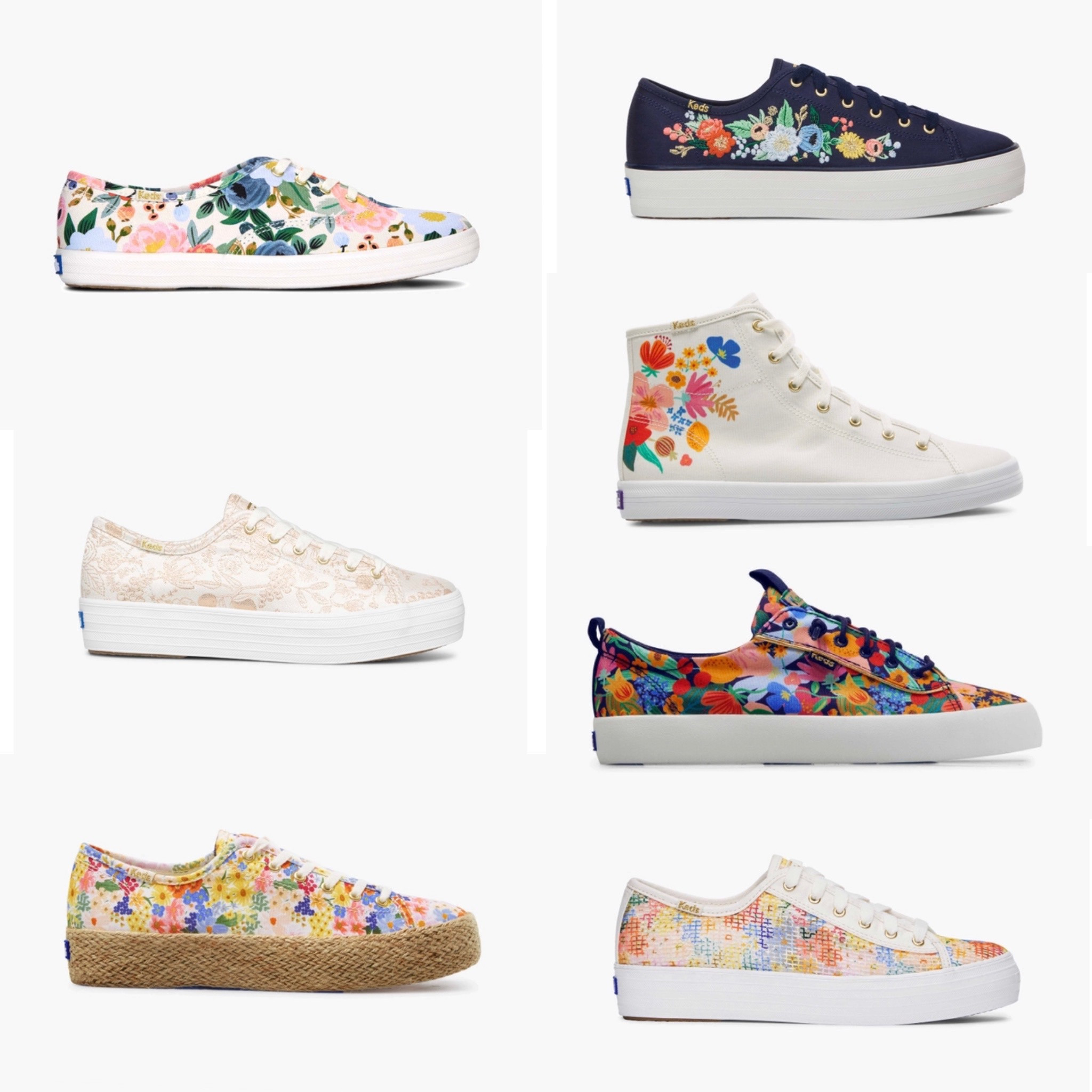 Floral Sneakers! ❤️