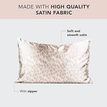 Kitsch Satin Pillowcase for Hair and Skin - Softer Than Silk Pillow Cases for Hair and Face | Coo... | Amazon (US)
