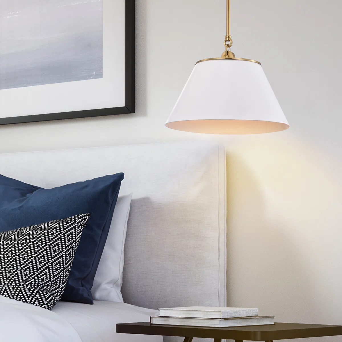 Gertie 13.75" W 1-Light Metal Single Pendant | Wayfair North America