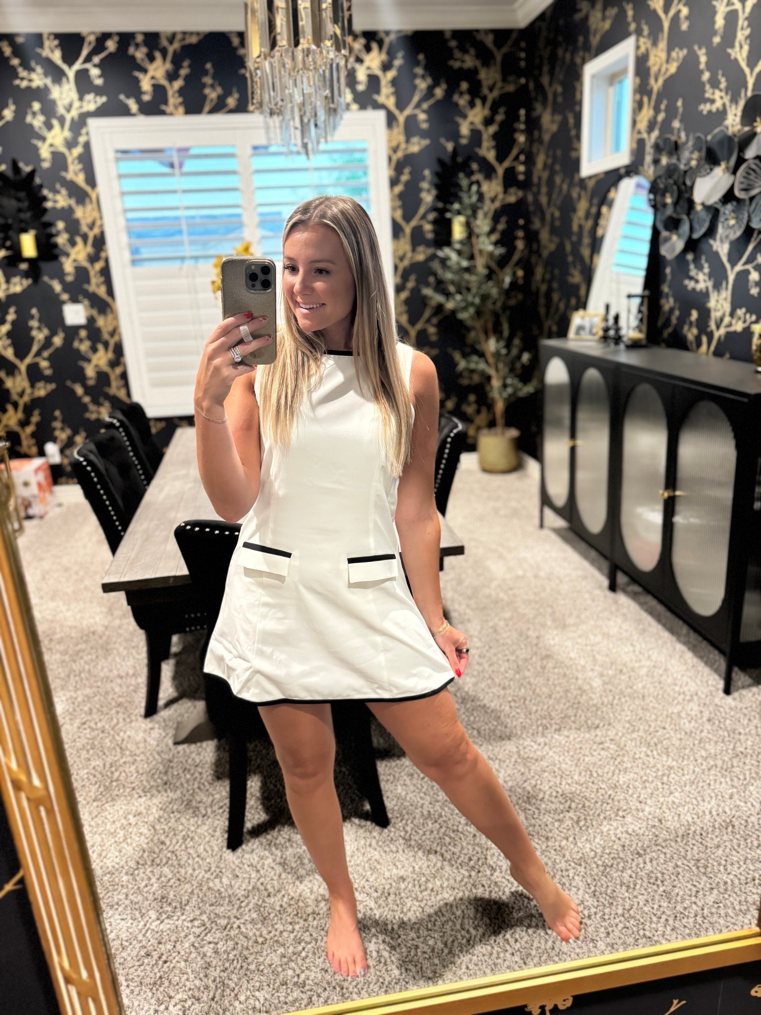 Realtor #ootd white fitted dress breathable for summer 

#LTKStyleTip #LTKSummerEdit #LTKFindsUnder100