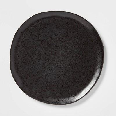 8" Earthenware Houlton Salad Plate Black - Threshold™: Traditional Round Microwave & Dishwasher Safe | Target