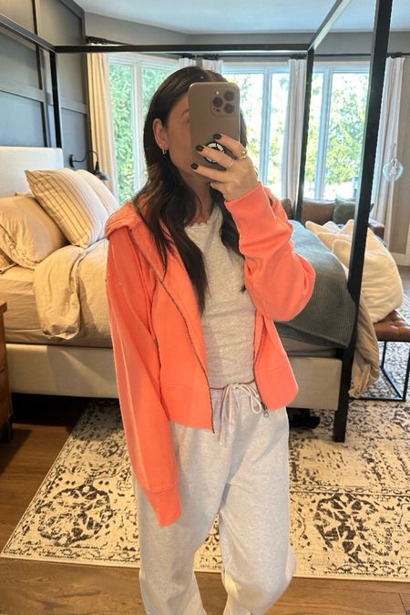 Love this zip up from target!! 

Ootd 
Spring style 
Spring outfit 
Sweatpants 
Travel outfit 

#LTKtravel #LTKstyletip #LTKSeasonal