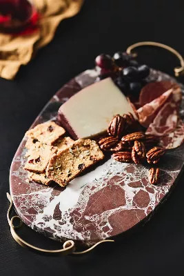 Pauline Marble Large Cheeseboard | Anthropologie (US)