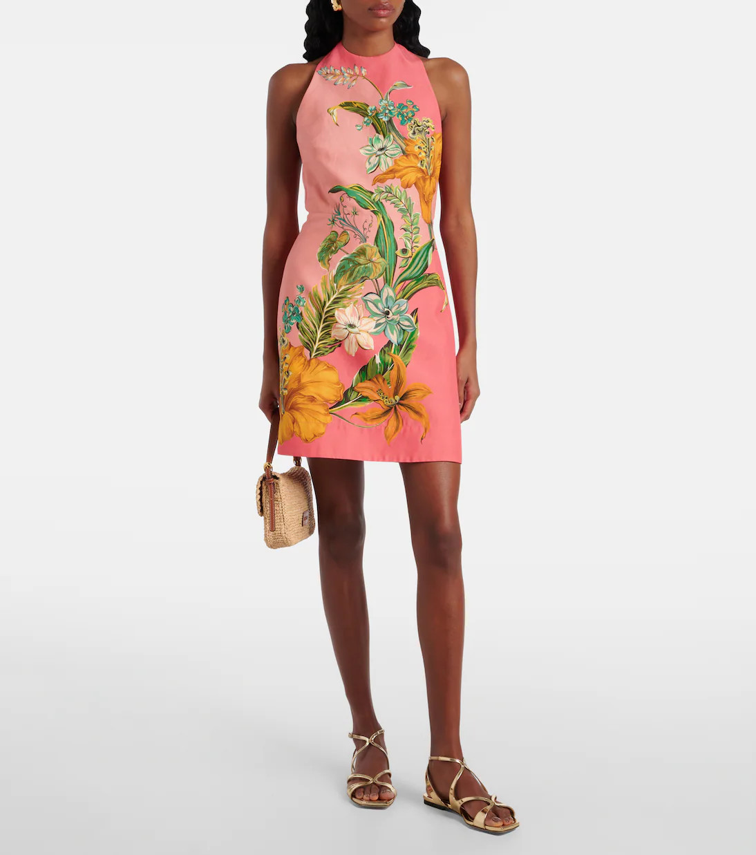 Anika floral linen minidress | Mytheresa (US/CA)