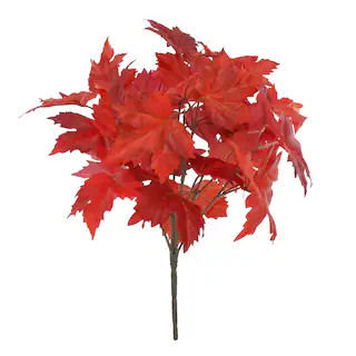15.5" Burgundy Maple Leaves Bush by Ashland® | Michaels Stores