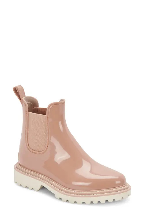 Dolce Vita Stormy H2O Waterproof Chelsea Boot in Rose Patent Stella at Nordstrom, Size 7 | Nordstrom