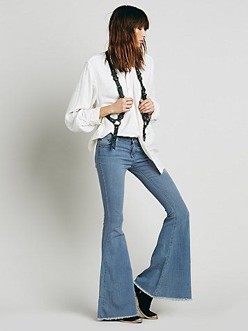 Denim Super Flare | Free People