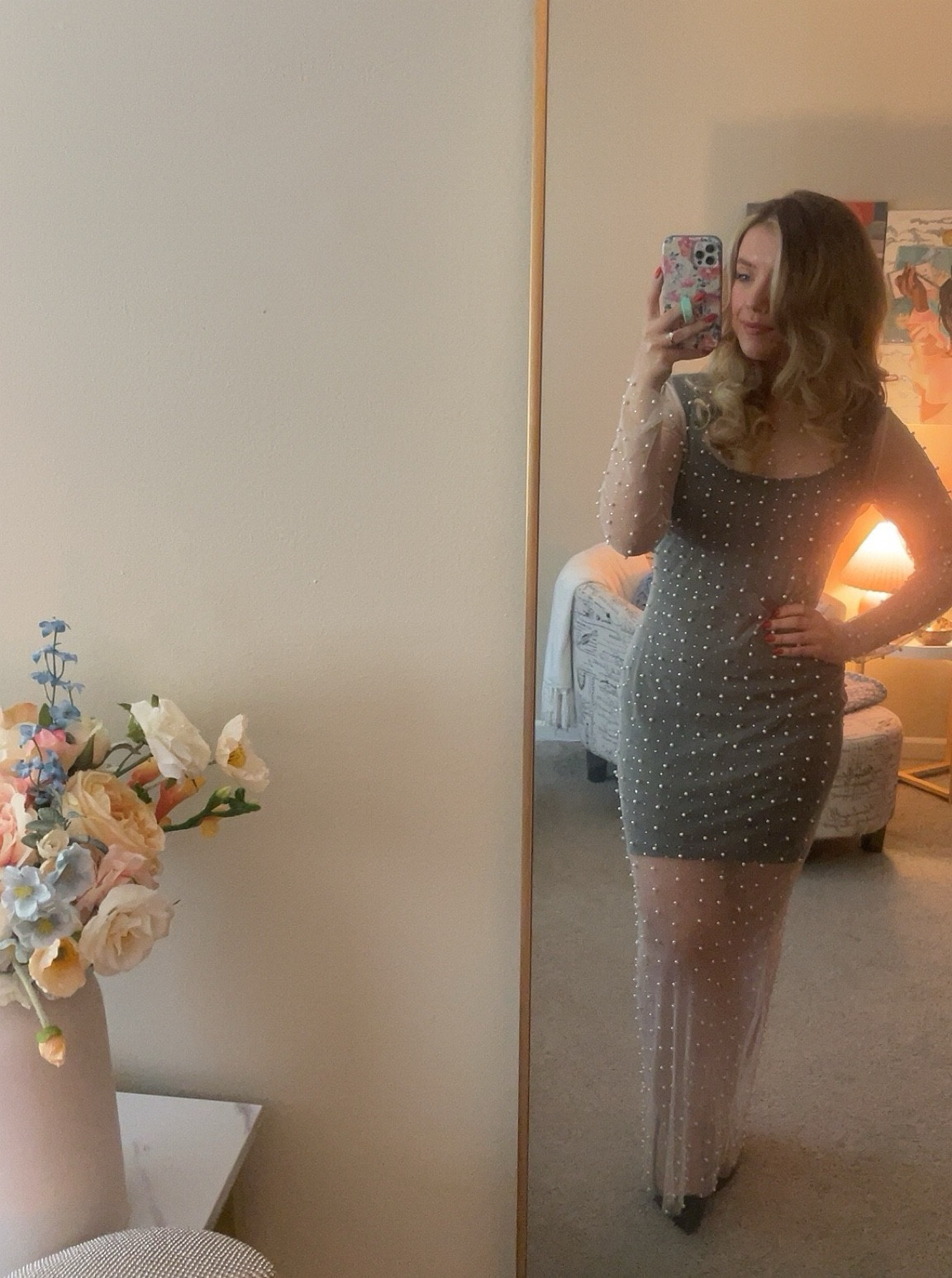 NYE outfit inspiration✨
I thrifted the little black dress 
Sheer floor length dress is from Amazon🙌🏼

#LTKfindsunder50 #LTKHoliday #LTKstyletip