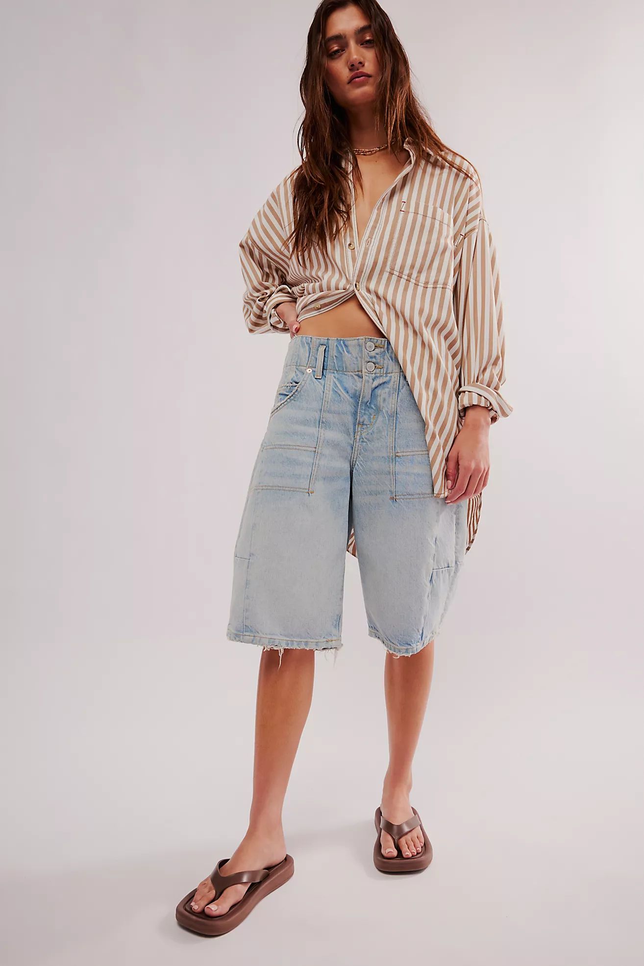 We The Free Extreme Measures Barrel Shorts | Free People (Global - UK&FR Excluded)