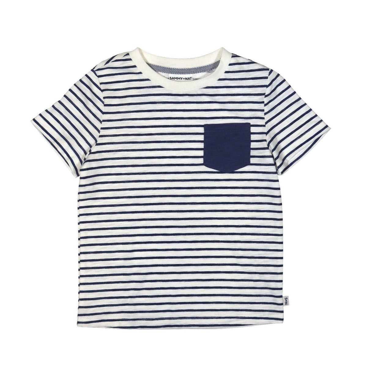 Henry Pocket Tee in Blue Stripe | Sammy + Nat