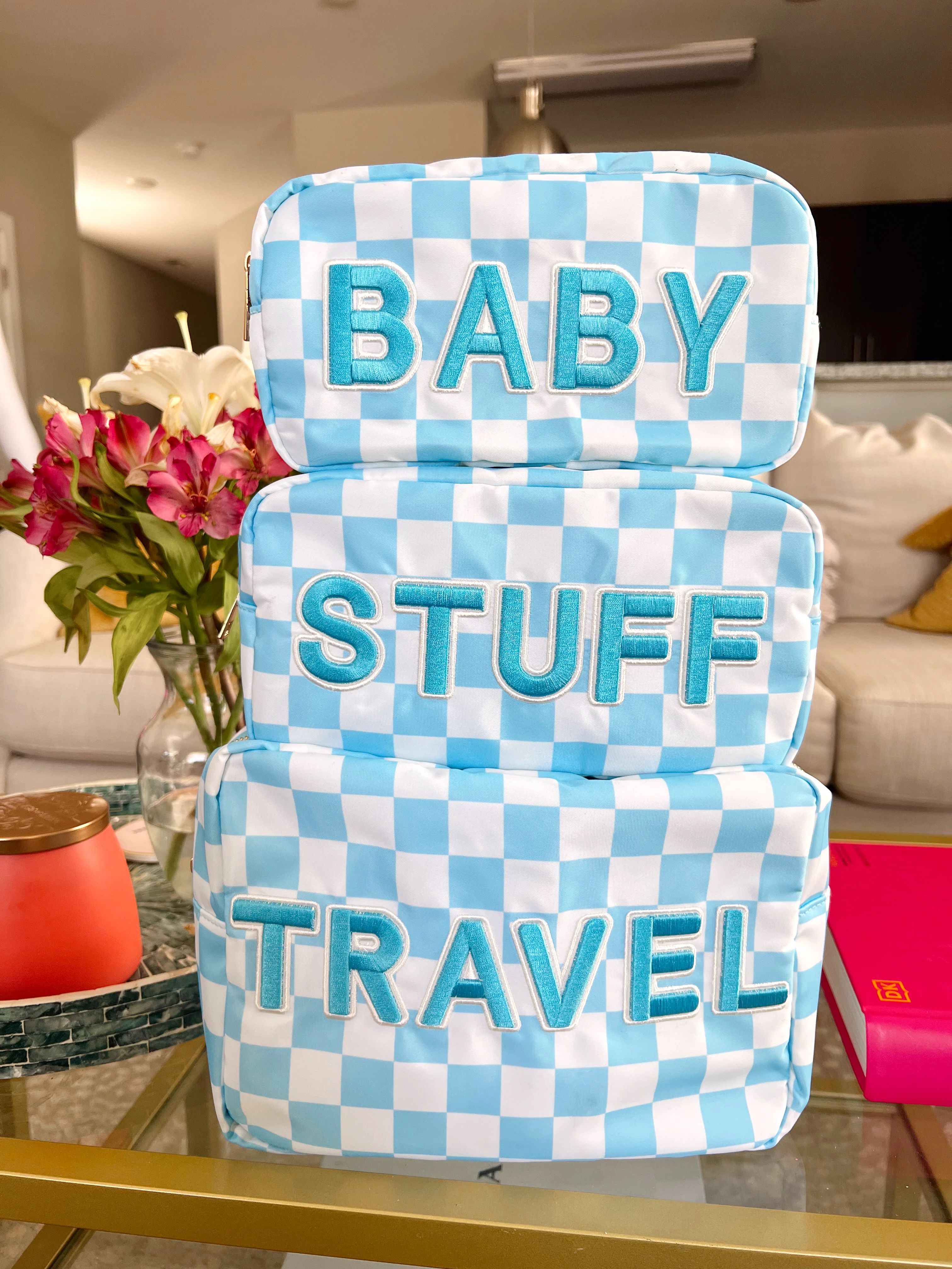 Blue Checkered Bag Bundle | KenzKustomz