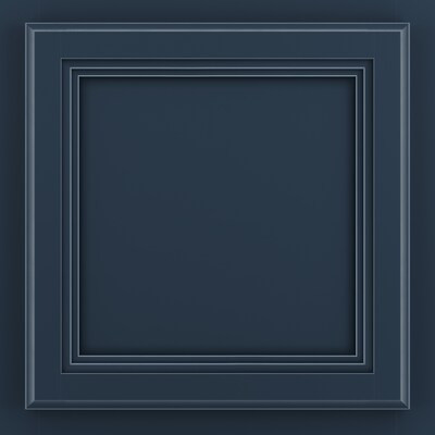 Shenandoah Dominion 12.875-in W x 13-in H Navy Painted Kitchen Cabinet Sample (Door Sample) | Lowe's