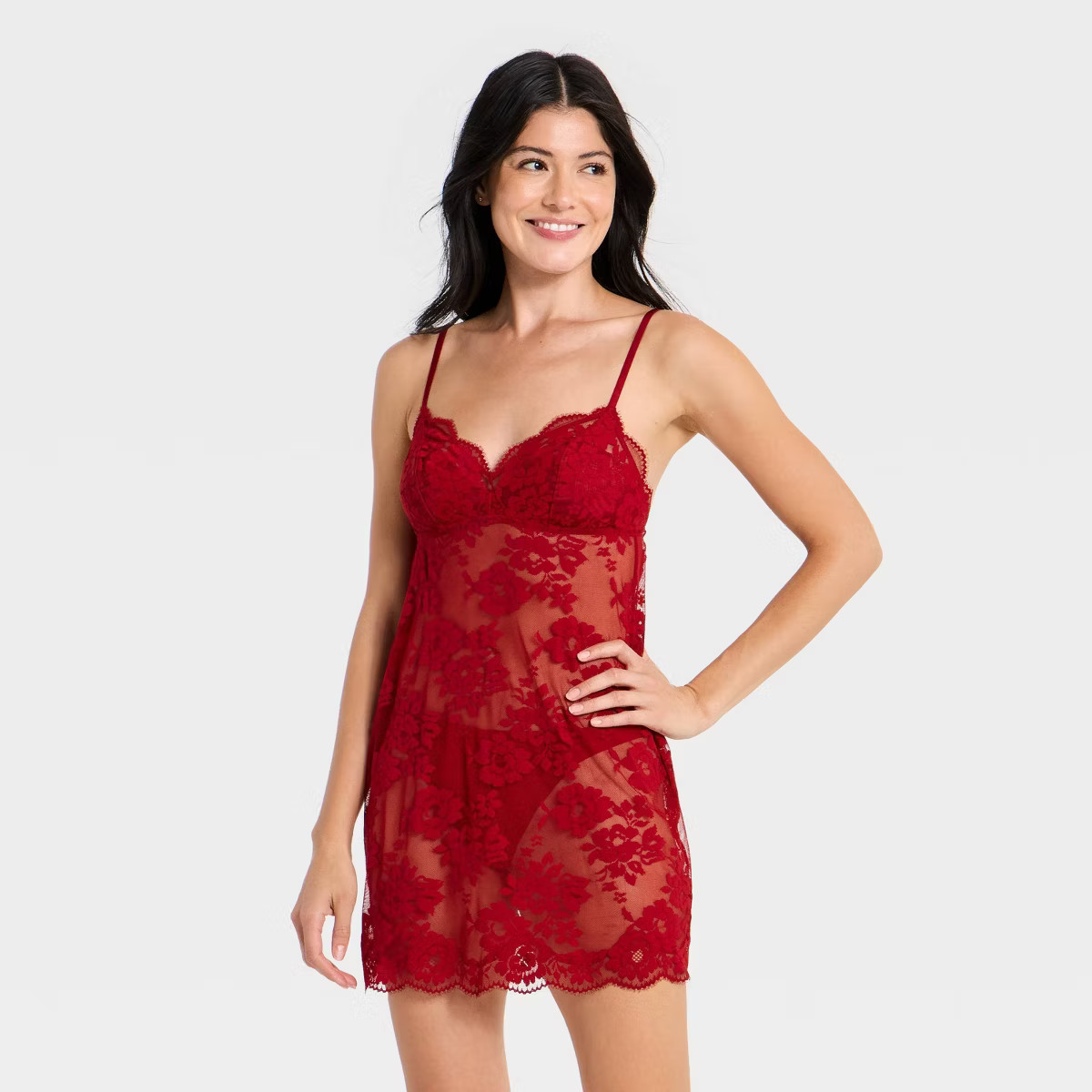 Women's Lace Lingerie Slip Dress - Auden™ | Target